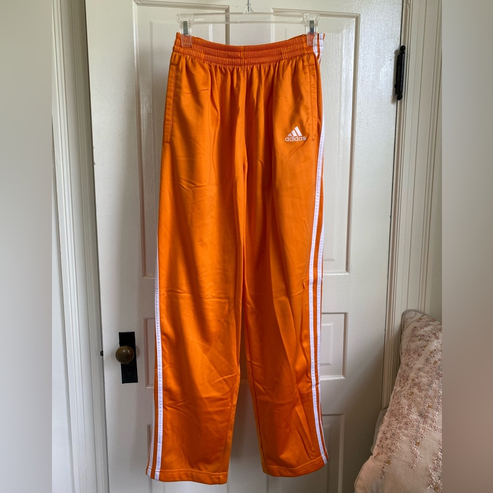 Vintage 90s Young Men’s Adidas Break Away Pants Side Snap Size Medium - RARE